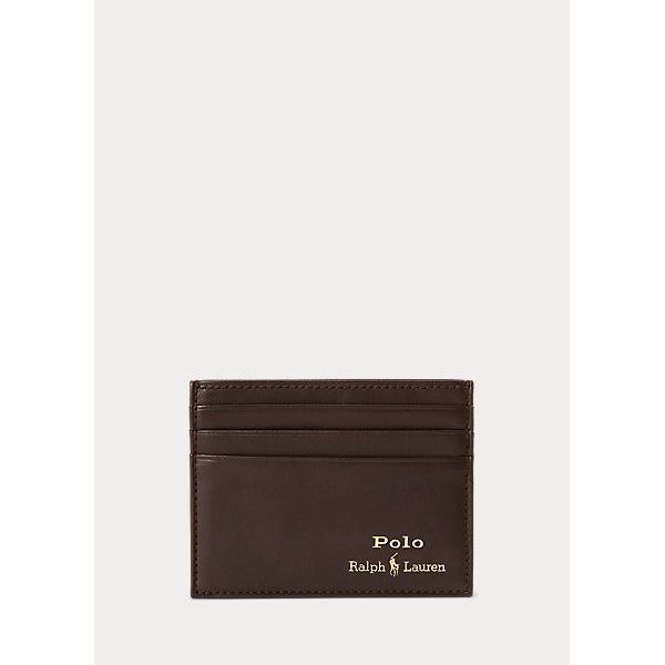 POLO RALPH LAUREN SUFFOLK SLIM LEATHER CARD CASE - Yooto