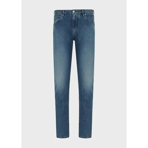 Load image into Gallery viewer, EMPORIO ARMANI J45 REGULAR-FIT JEANS IN COMFORT-TWILL DENIM - Yooto
