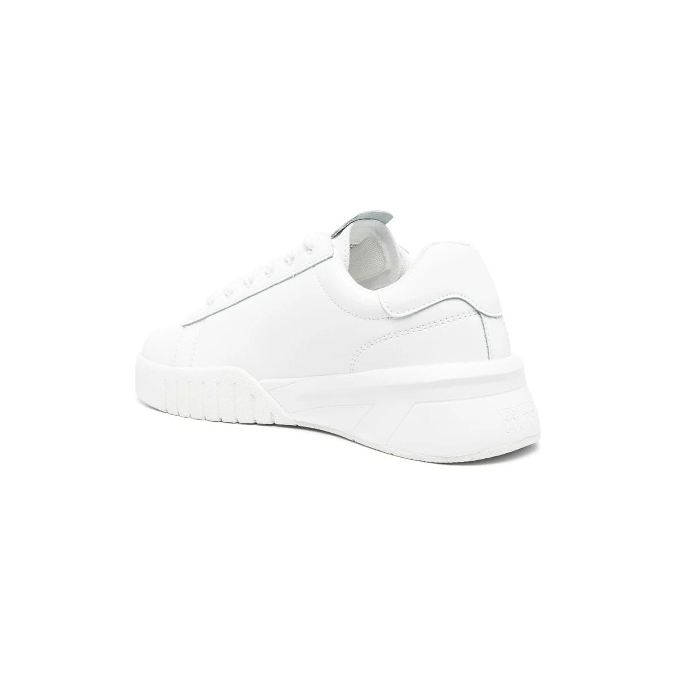 VERSACE JEANS COUTURE LOW-TOP LEATHER SNEAKERS - Yooto
