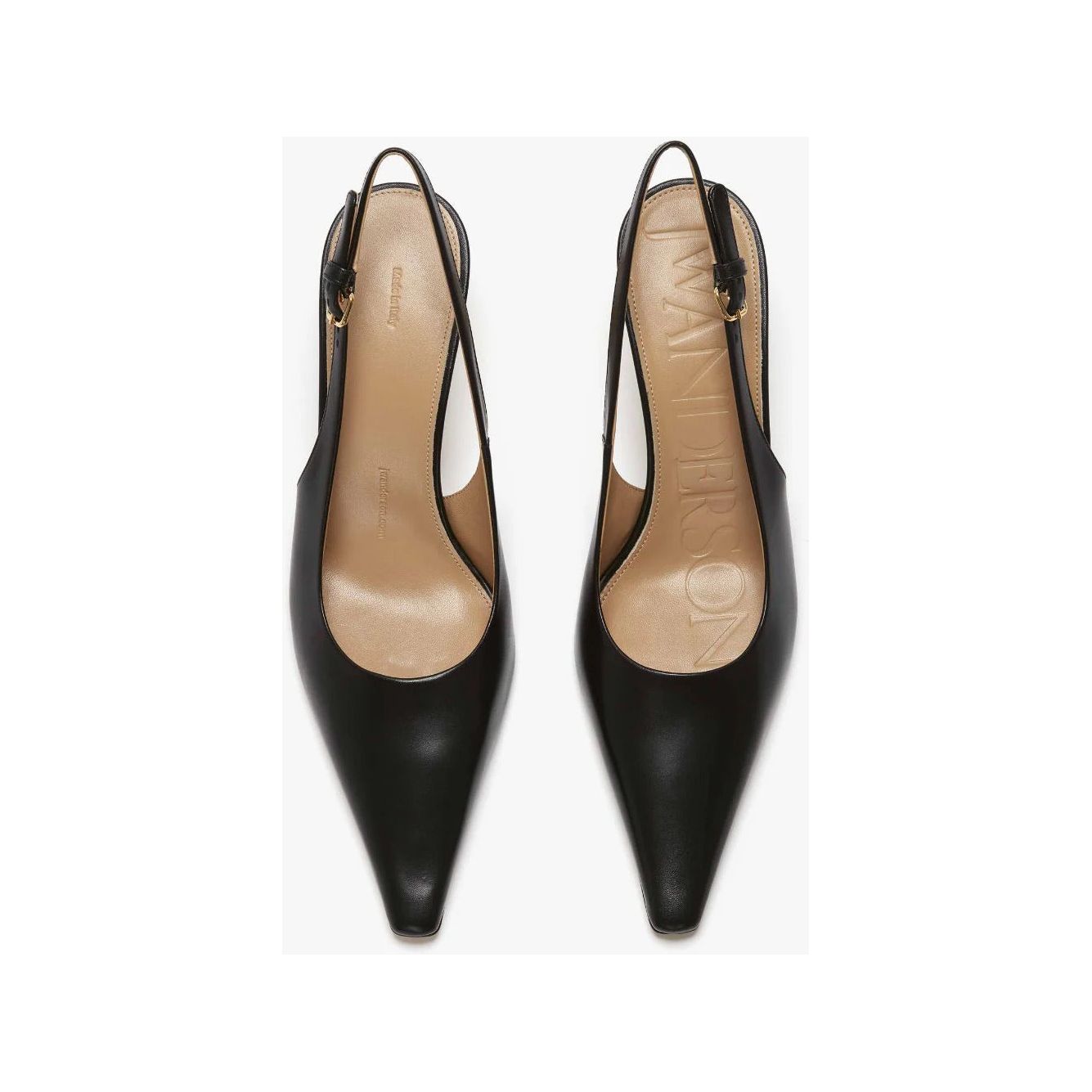 JW ANDERSON CHAIN HEEL LEATHER SHOES - Yooto