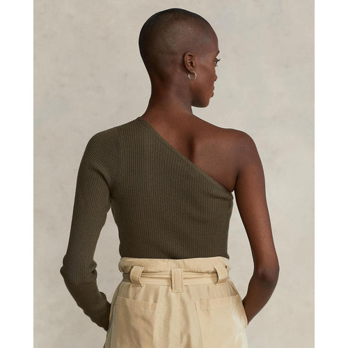 Load image into Gallery viewer, Merino Wool One-Shoulder Sweater - Yooto

