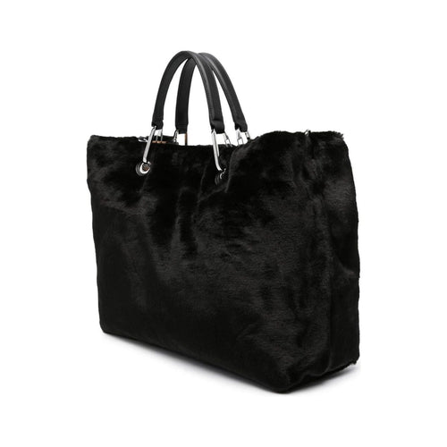 Load image into Gallery viewer, EMPORIO ARMANI FAUX-FUR LOGO TOTE BAG - Yooto
