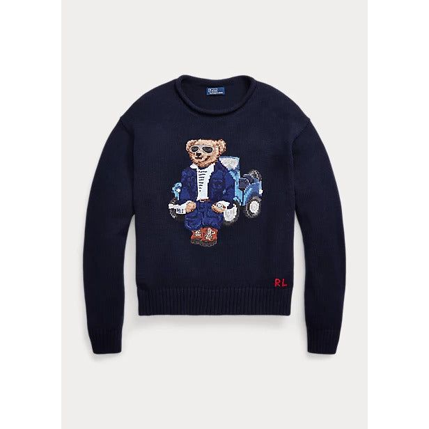 POLO RALPH LAUREN POLO BEAR COTTON JUMPER - Yooto