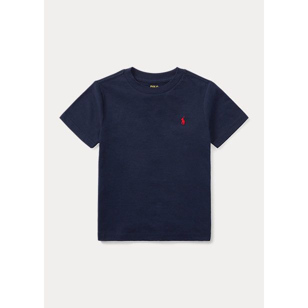 POLO RALPH LAUREN COTTON JERSEY CREWNECK T-SHIRT - Yooto