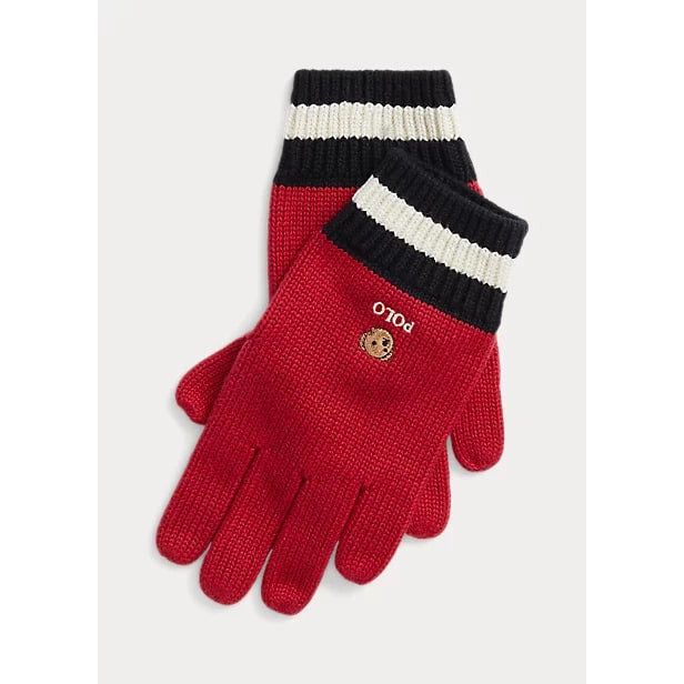 POLO RALPH LAUREN POLO BEAR COTTON GLOVES - Yooto