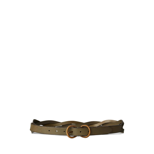 Load image into Gallery viewer, Braided-Back Calfskin Belt - Yooto
