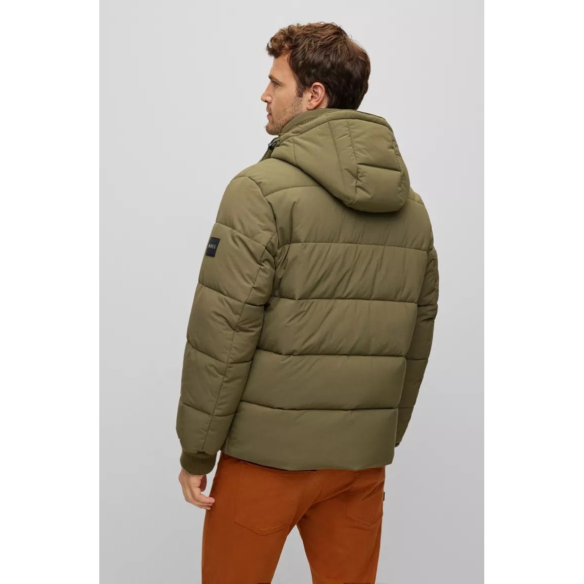 BOSS WATER-REPELLENT PADDED JACKET WITH DETACHABLE HOOD - Yooto