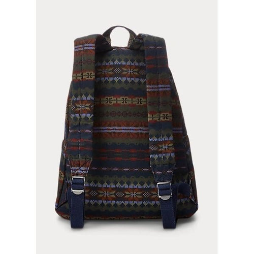 Load image into Gallery viewer, POLO RALPH LAUREN FAIR ISLE CANVAS BACKPACK - Yooto
