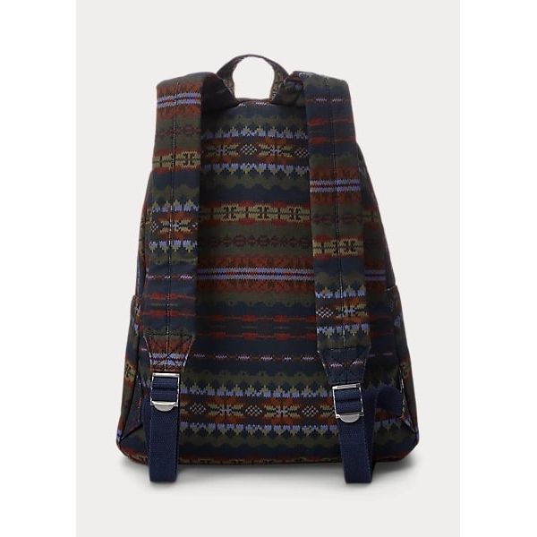 POLO RALPH LAUREN FAIR ISLE CANVAS BACKPACK - Yooto