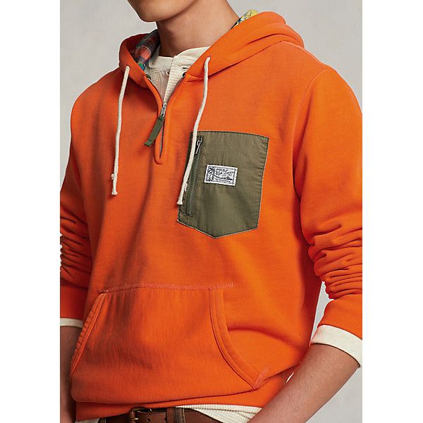 POLO RALPH LAUREN FLEECE QUARTER-ZIP HOODIE - Yooto