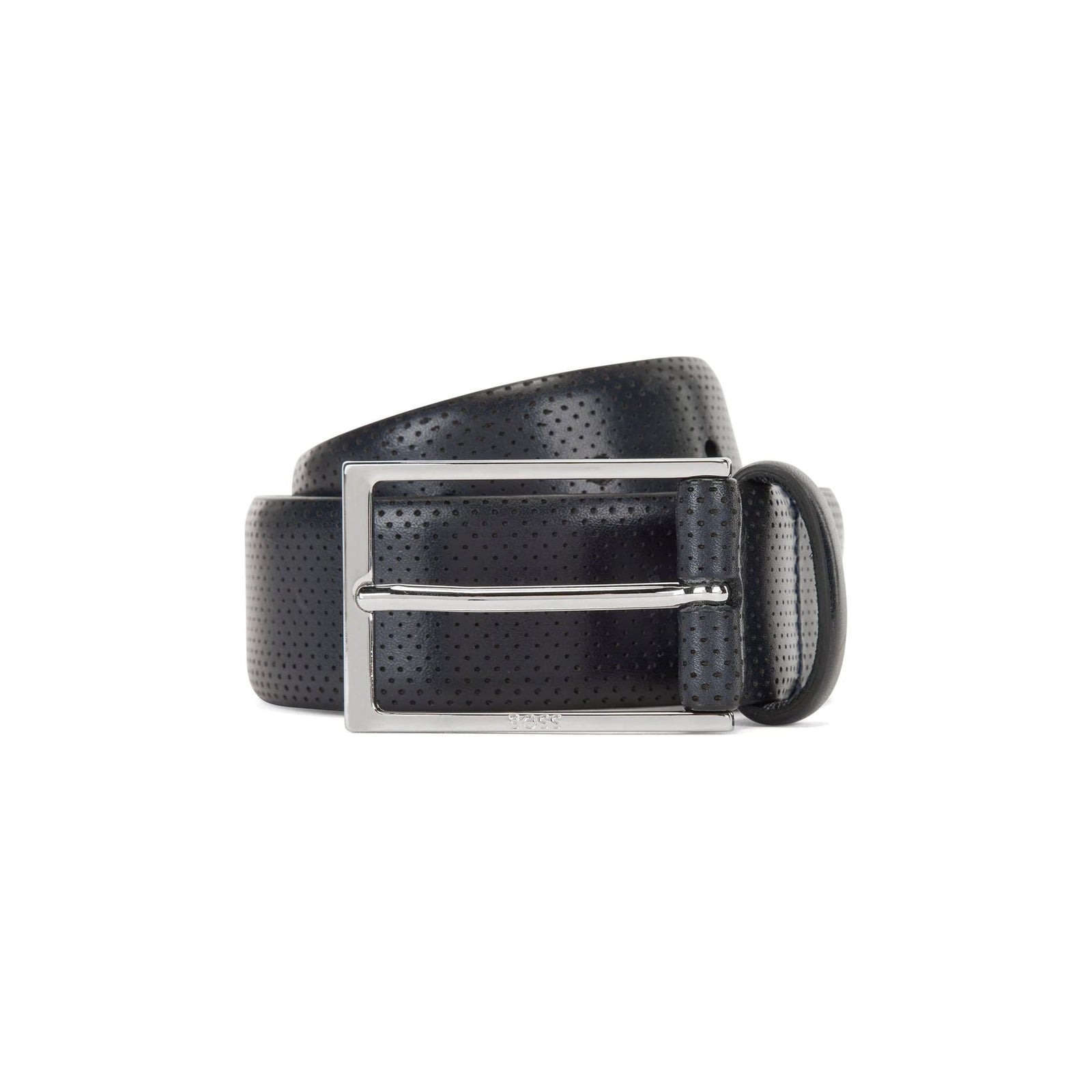 PERFORATED BELT IN ITALIAN LEATHER - Yooto