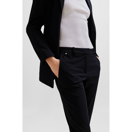 Load image into Gallery viewer, BOSS SLIM-FIT ANKLE TROUSERS IN HIGH-PERFORMANCE STRETCH JERSEY - Yooto
