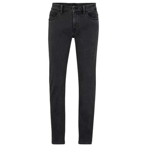 Load image into Gallery viewer, BOSS SLIM-FIT JEANS IN BLACK STRETCH DENIM - Yooto
