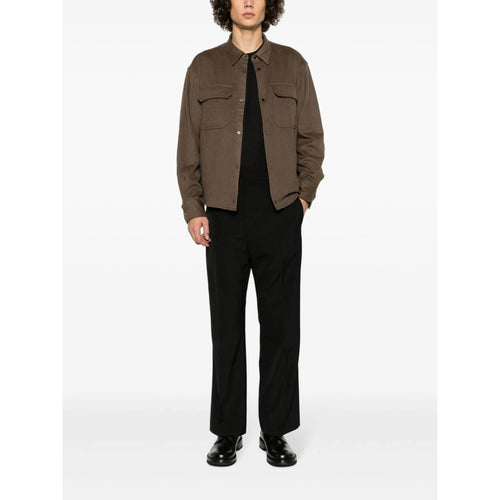 Load image into Gallery viewer, EMPORIO ARMANI CASHMERE WOOL CLOTH SHIRT JACKET WITH FRONT POCKETS - Yooto

