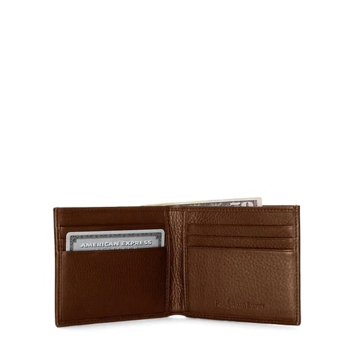 Polo Ralph 2024 Lauren Card Holder Bifold Passcase Wallet