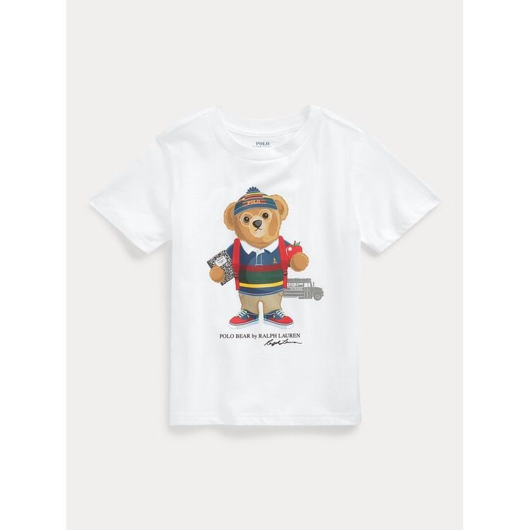 POLO RALPH LAUREN SHORT SLEEVE SCHOOL POLO BEAR JERSEY TEE - Yooto