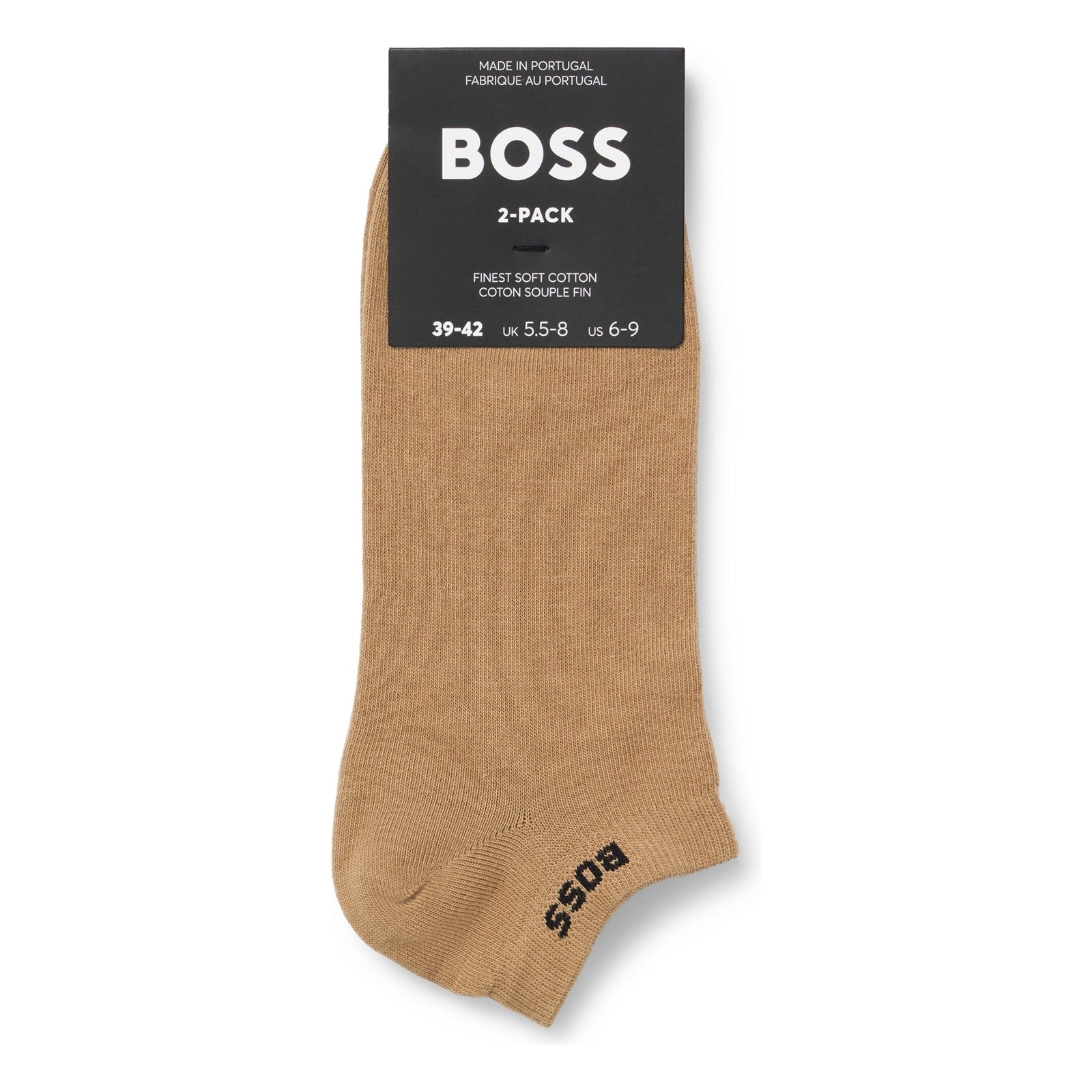BOSS COTTON BLEND SHORT SOCKS IN A PACK OF TWO - Yooto