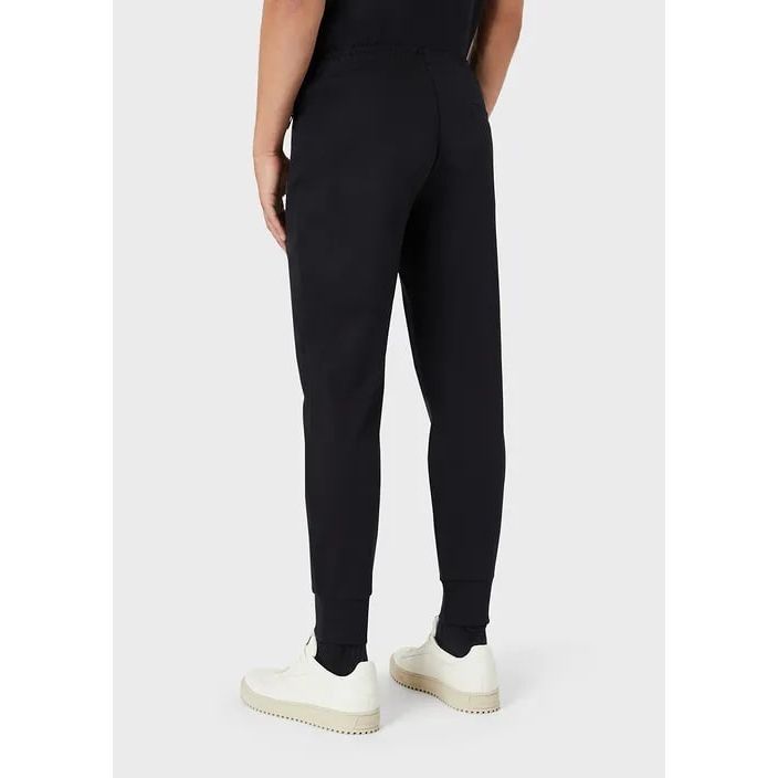 EMPORIO ARMANI JOGGER TROUSERS IN ROMA STITCH FABRIC - Yooto