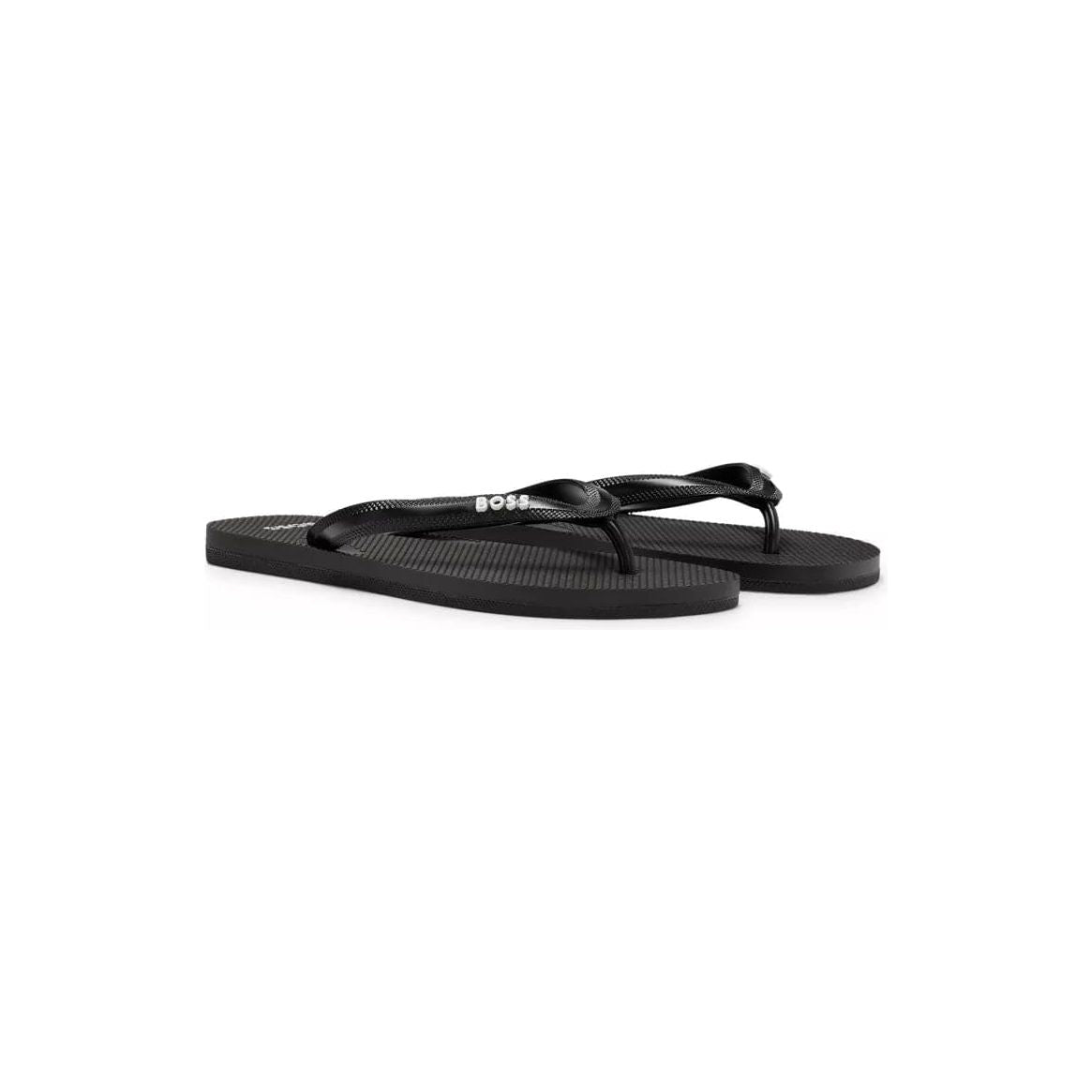 BOSS ITALIAN-MADE FLIP-FLOPS WITH BRANDED STRAP - Yooto