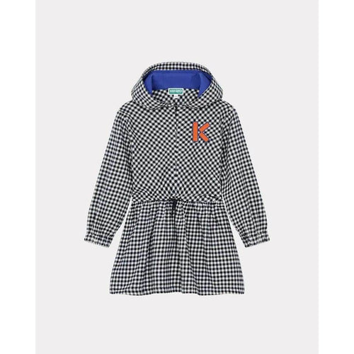 Load image into Gallery viewer, KENZO KIDS HOODED FLANNEL DRESS - Yooto
