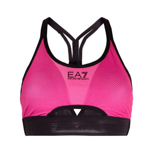 Load image into Gallery viewer, EA7 LOGO-PRINT CUT-OUT SPORTS BRA - Yooto

