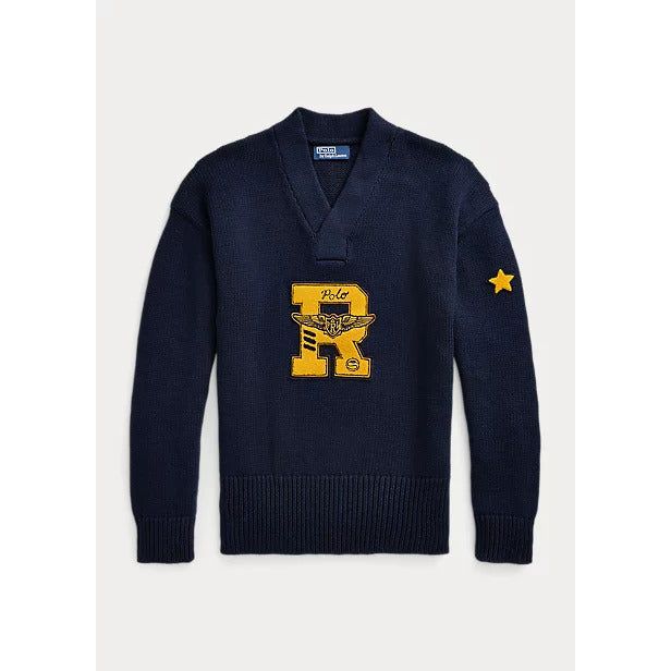 POLO RALPH LAUREN SURPLUS-LETTERMAN COTTON JUMPER - Yooto