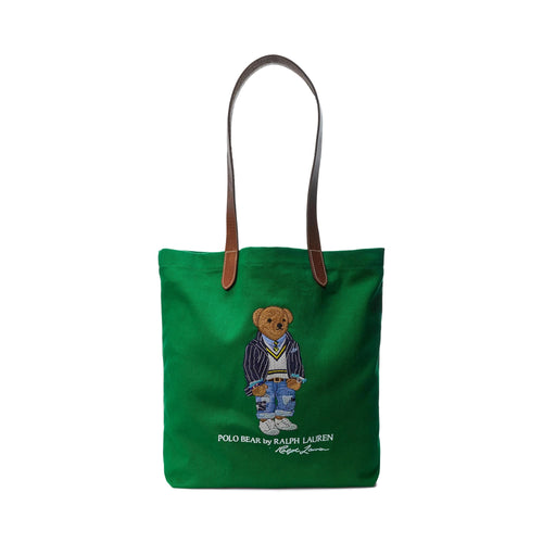Load image into Gallery viewer, Polo Bear Twill Shopper Tote - Yooto
