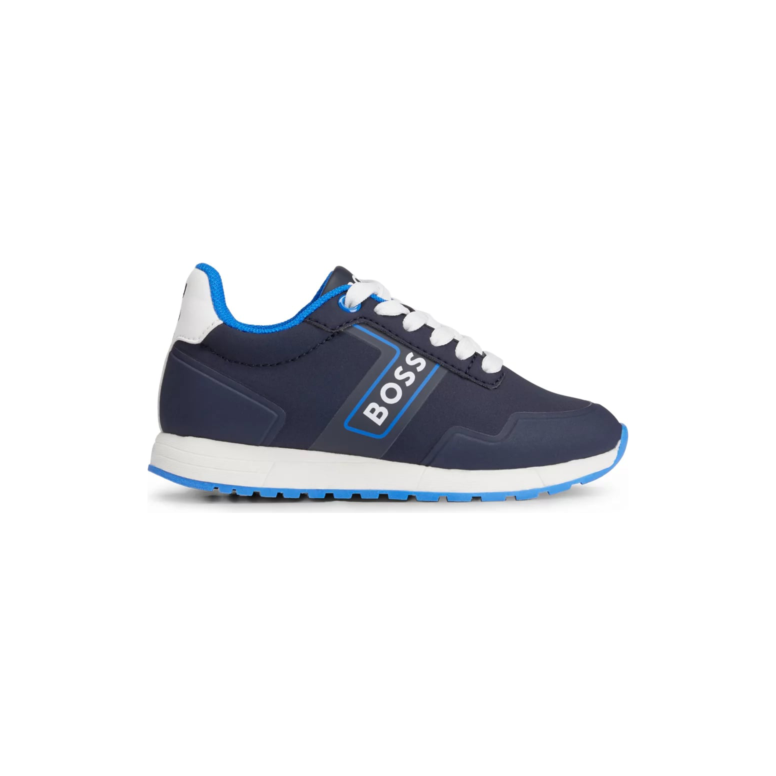 BOSS KIDS LACE-UP TRAINERS WITH LOGO DETAILS - Yooto