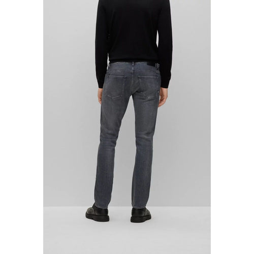 Load image into Gallery viewer, BOSS SLIM-FIT JEANS IN GREY ITALIAN SUPER-SOFT DENIM - Yooto
