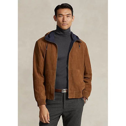 Load image into Gallery viewer, POLO RALPH LAUREN REVERSIBLE SUEDE-TAFFETA HOODED JACKET - Yooto
