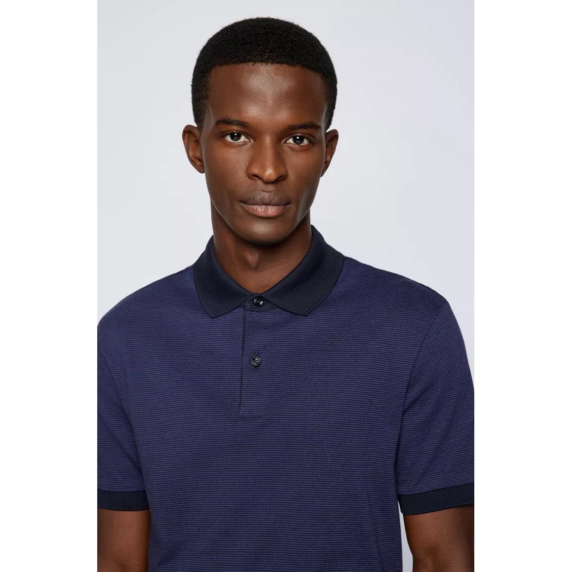 BOSS SLIM-FIT POLO SHIRT IN MERCERISED ORGANIC COTTON - Yooto