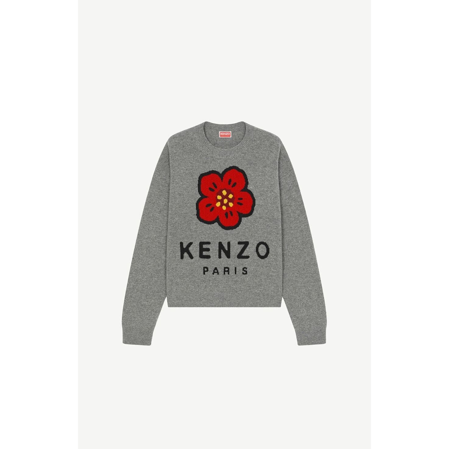 KENZO 'BOKE FLOWER' MERINO WOOL JUMPER - Yooto