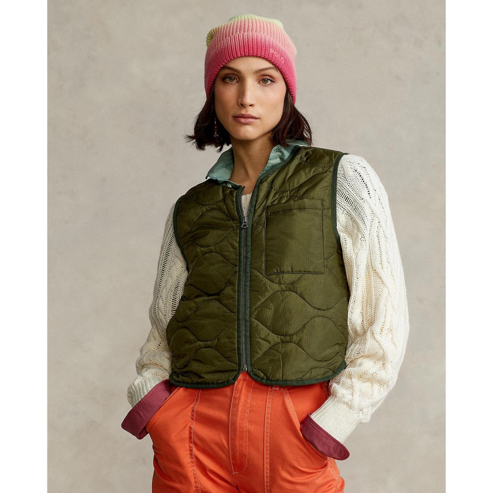 Water-Repellent Quilted Ripstop Vest - Yooto