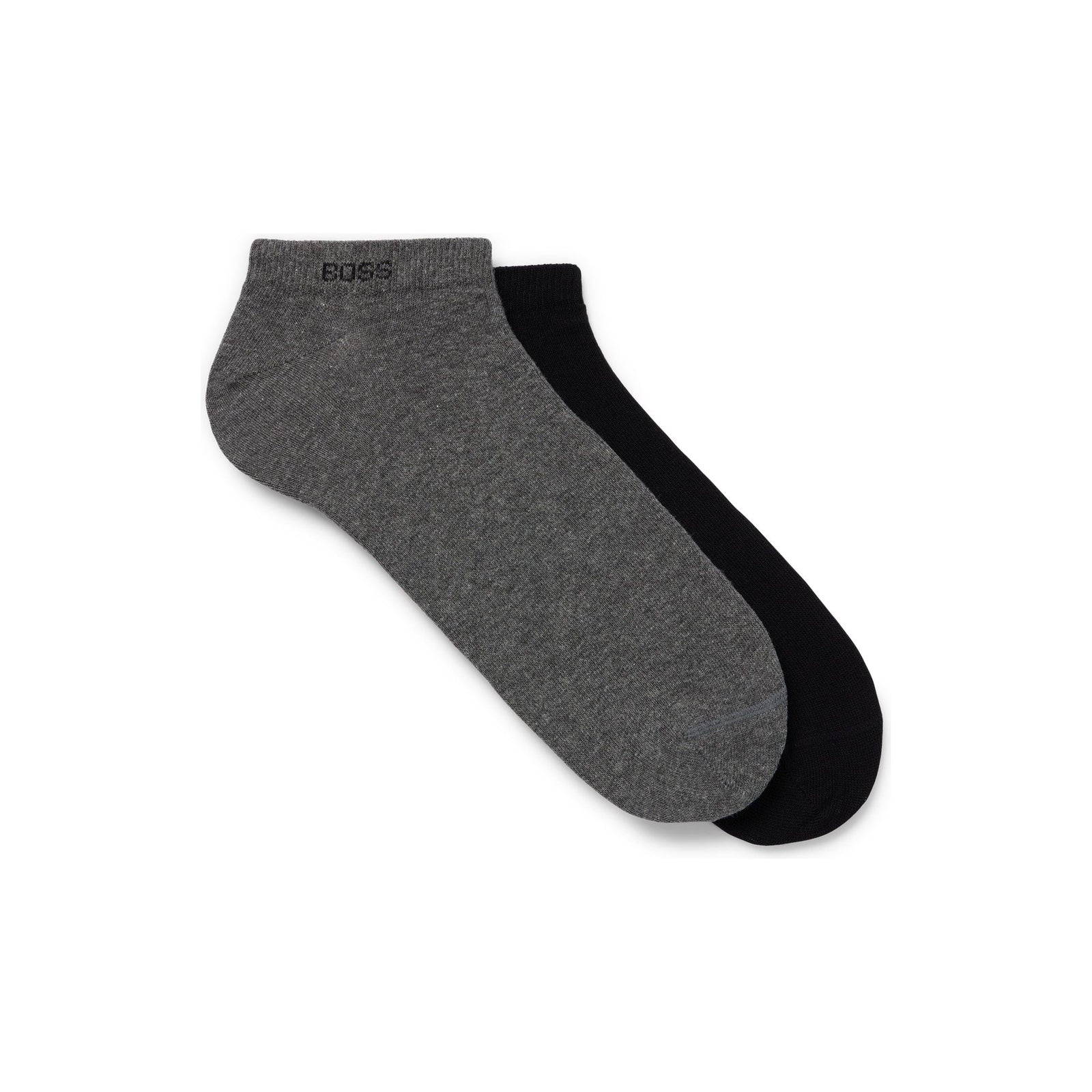 BOSS TWO-PACK OF ANKLE SOCKS IN A COTTON BLEND - Yooto