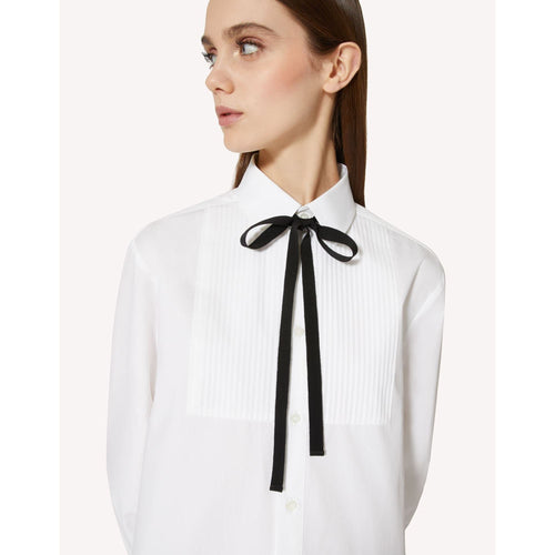 Load image into Gallery viewer, RED VALENTINO COTTON SHIRT WITH PLASTRON - Yooto
