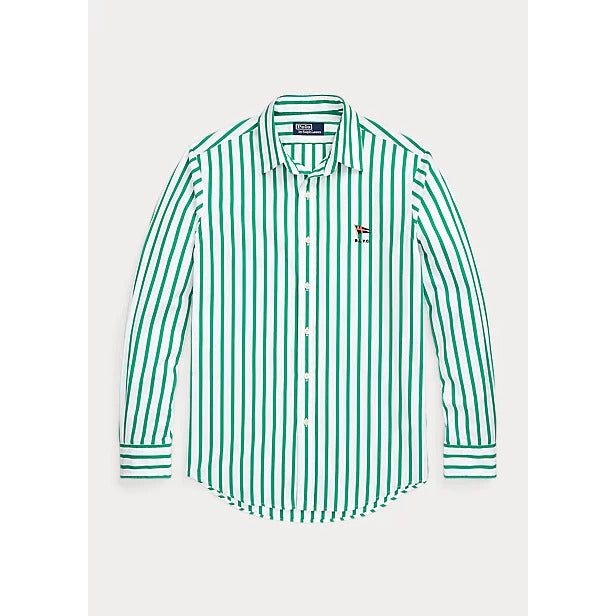 POLO RALPH LAUREN CUSTOM FIT STRIPED POPLIN SHIRT - Yooto