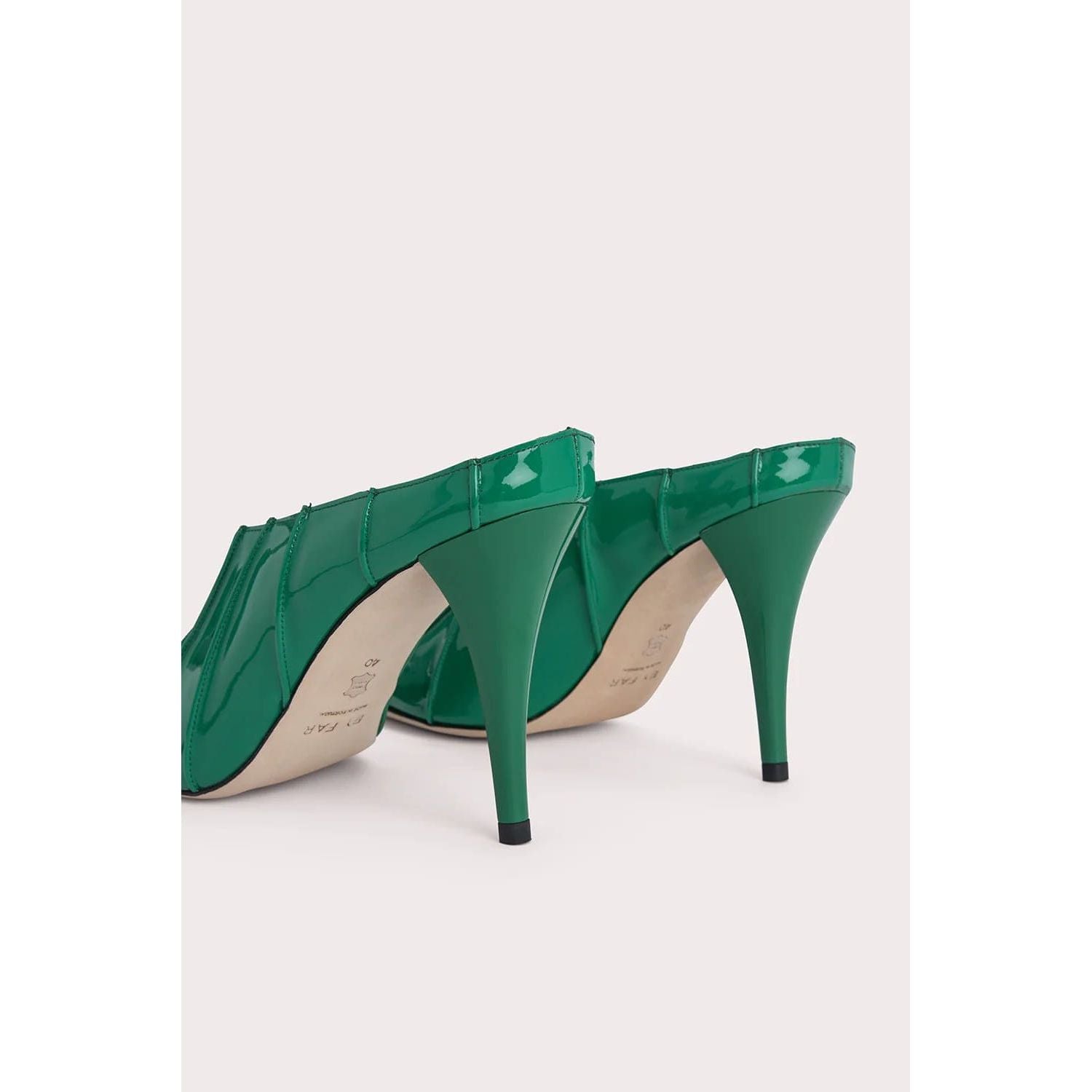 BY FAR TRISH CLOVER GREEN PATENT LEATHER - Yooto