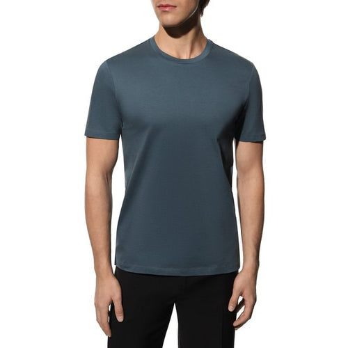 Load image into Gallery viewer, BOSS SLIM-FIT SHORT-SLEEVED T-SHIRT IN MERCERISED COTTON - Yooto
