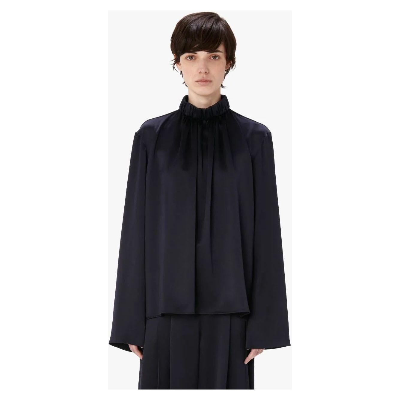 JW ANDERSON HIGH NECK GATHERED TOP - Yooto