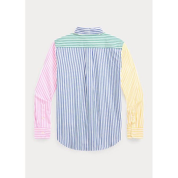 POLO RALPH LAUREN STRIPED COTTON POPLIN FUN SHIRT - Yooto