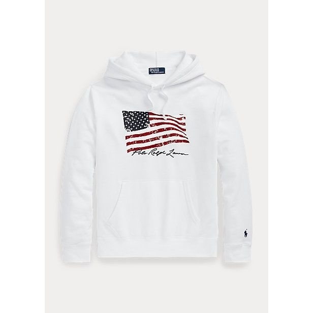 Polo Ralph Lauren American Flag Fleece Hoodie - Yooto