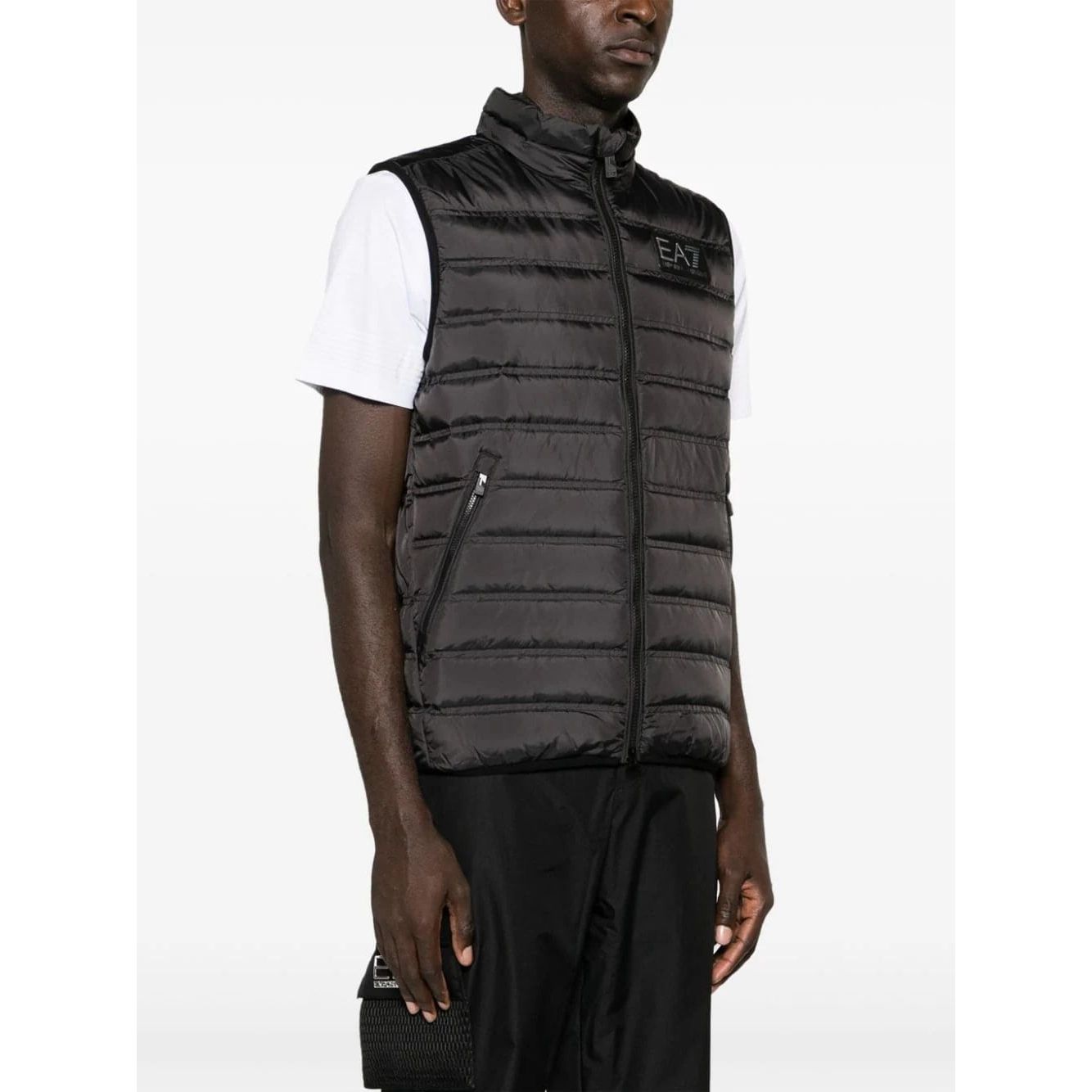 EA7 PADDED VEST WITH LOGO PATCH - Yooto