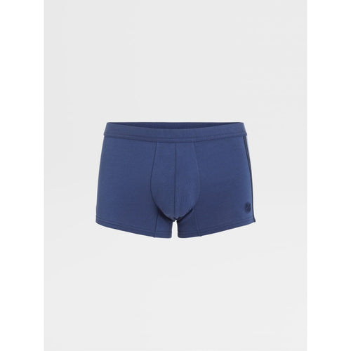 Load image into Gallery viewer, Utility Blue Stretch Cotton Trunks - Yooto
