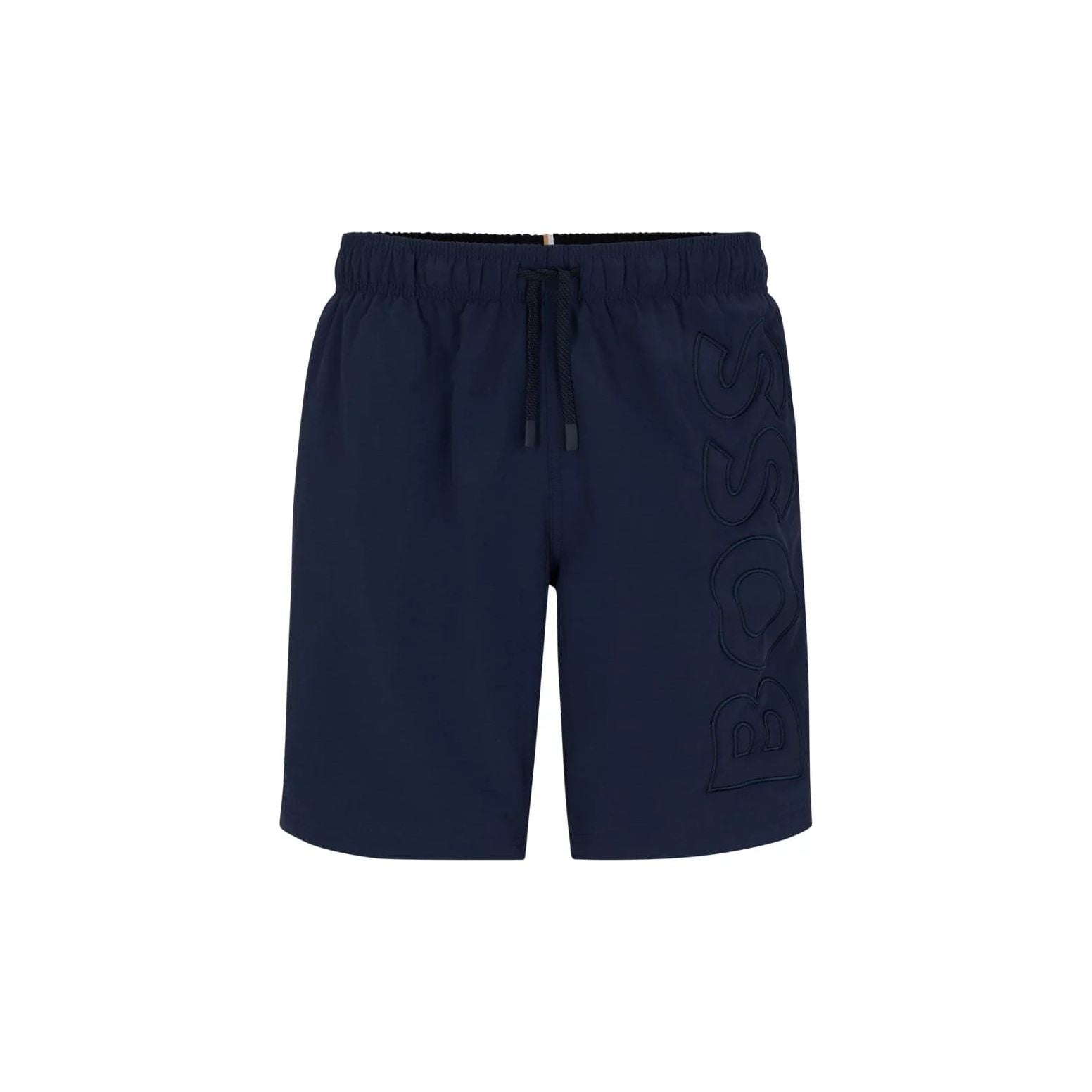 BOSS RECYCLED-MATERIAL SWIM SHORTS WITH EMBROIDERED LOGO - Yooto