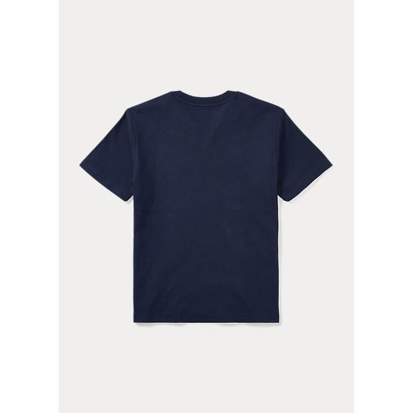 POLO RALPH LAUREN COTTON JERSEY CREWNECK T-SHIRT - Yooto