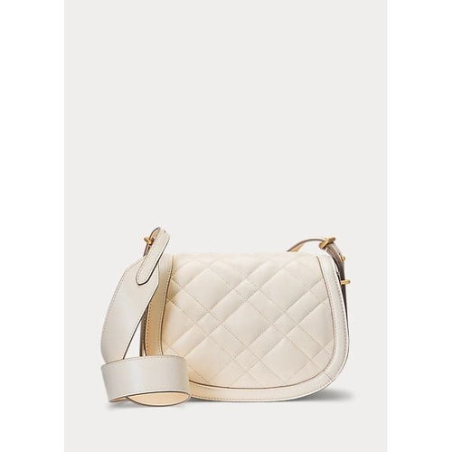 Load image into Gallery viewer, POLO RALPH LAUREN POLO ID QUILTED LEATHER SADDLE BAG - Yooto
