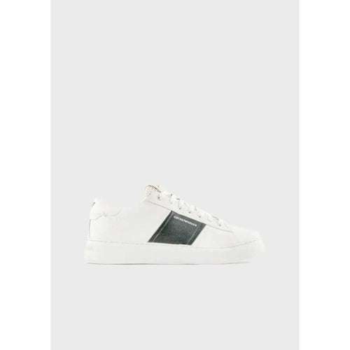Load image into Gallery viewer, EMPORIO ARMANI COLOR-BLOCK LEATHER SNEAKERS - Yooto

