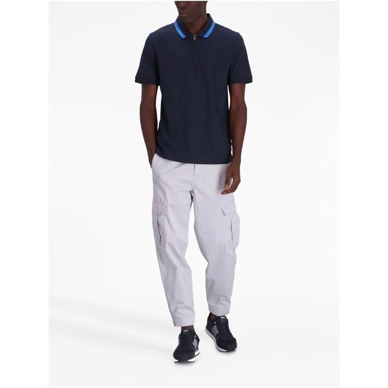 BOSS ZIP POLO SHIRT - Yooto