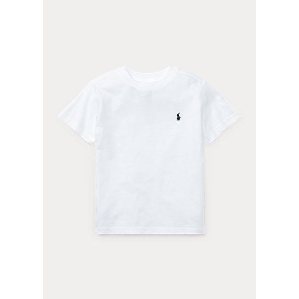 POLO RALPH LAUREN COTTON JERSEY CREWNECK T-SHIRT - Yooto