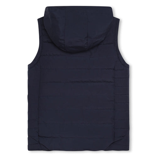 Load image into Gallery viewer, BOSS KIDS&#39; GILET WITH PRINTED LOGO AND PACKABLE HOOD - Yooto
